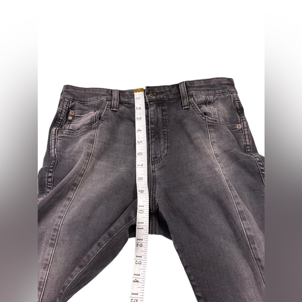 AG Adriano Goldschmied Womens Jeans Farrah ankle high rise skinny black size 28 - Picture 7 of 15